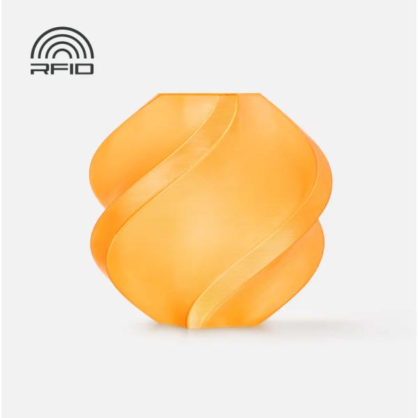 Bambu Lab - PETG Translucent Refill - Orange - 1.75mm (PETG, 1000 g), Filamenti stampa 3D, Arancia