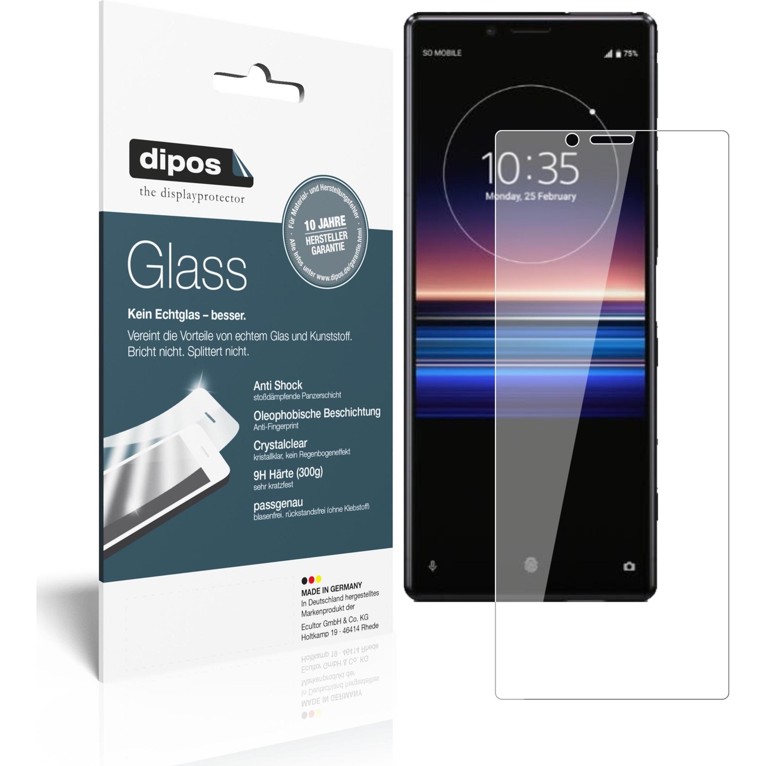 Thumbnail - Dipos Displayschutz Anti-Shock (2 Stück, Sony Xperia 1), Smartphone Schutzfolie, Transparent
