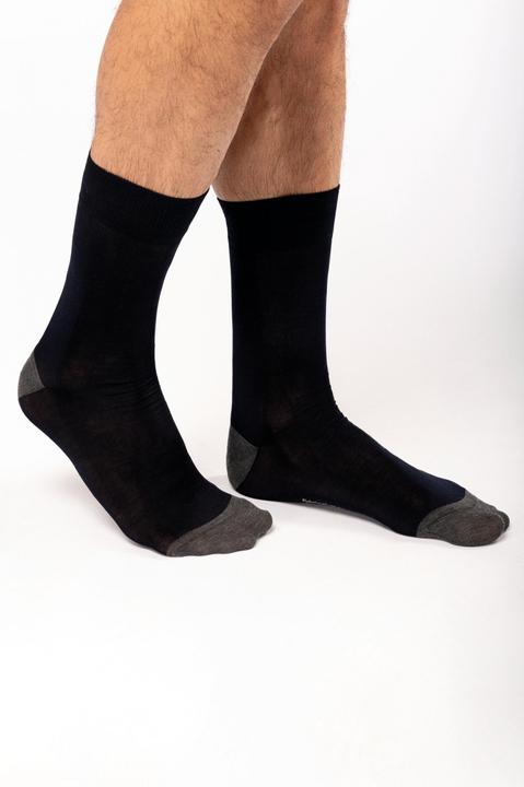 Produktbild Kariban Halbhohe Socken aus mercerisierter Baumwolle origine France garantie (39 - 42)