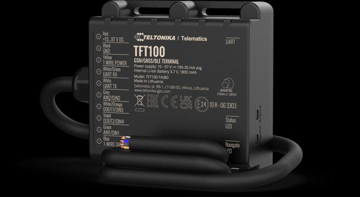 Actual product image Teltonika TFT100TSTAA0 - TFT100 - E-Forklift/E-Scooter Tracker Plus, CAN Interface