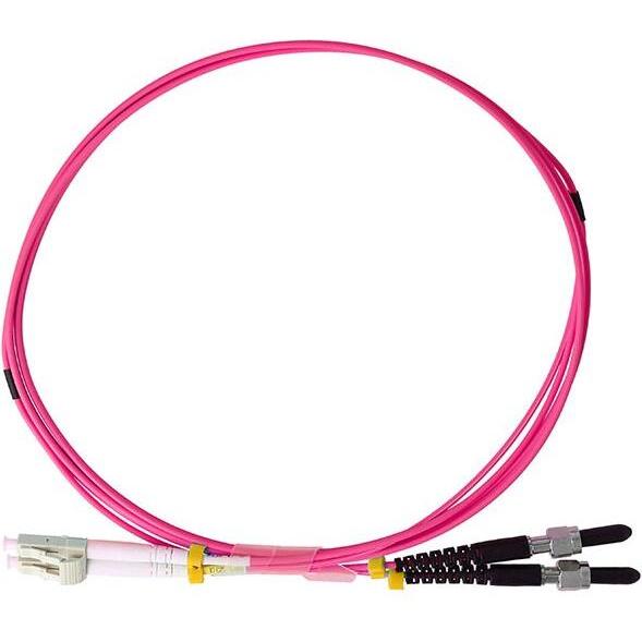 BlueOptics Duplex LWL Patchkabel LC-FSMA Multimode OM4 1 Meter (1 m), Netzwerkkabel