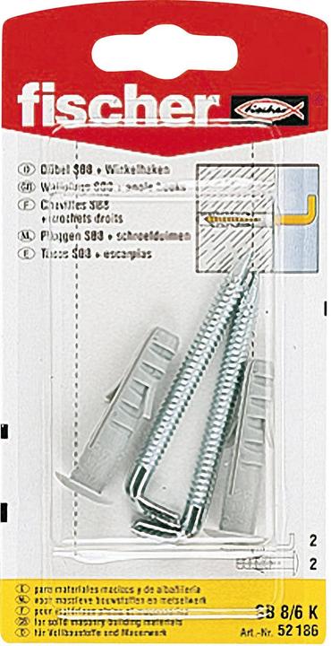 Produktbild Fischer SB Nylondübel Duopower mit Schraube (2 Stk.)