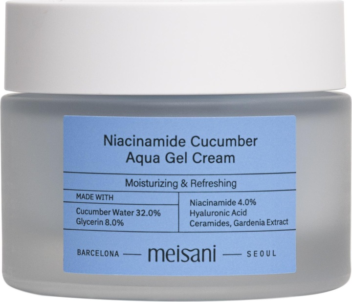 Meisani Niacinamide cucumber aqua gel cream (50 ml, 24h cream)