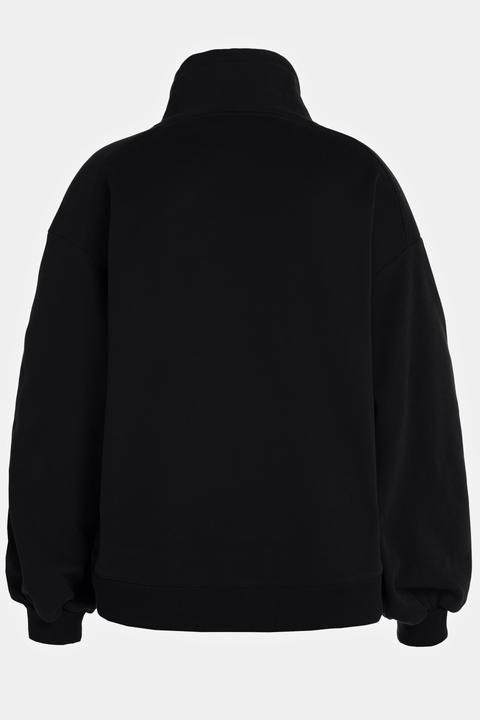Produktbild Ulla Popken Sweatshirt, Kängurutasche, Oversized, Stehkragen, Langarm (46, 48)