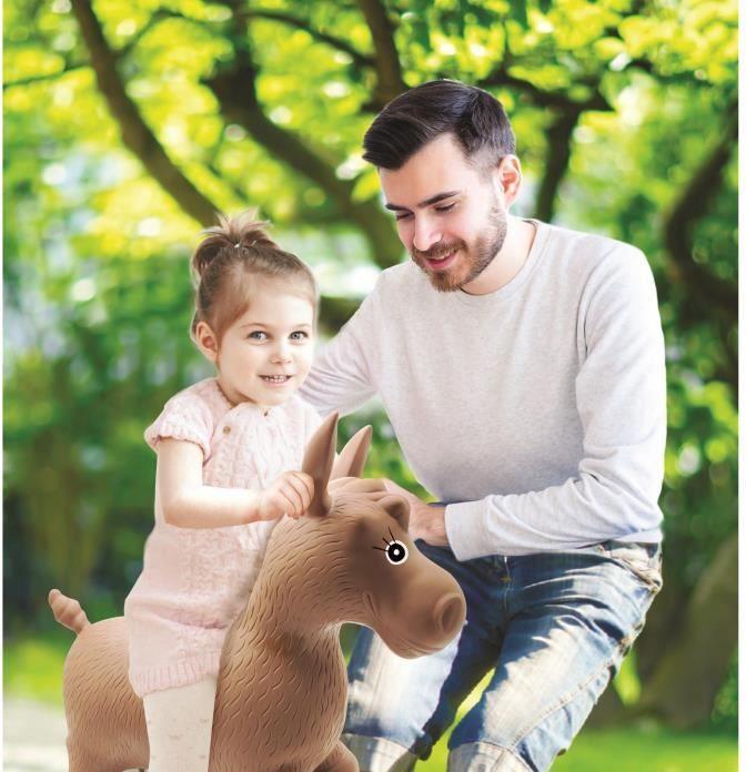 Productafbeelding Lexibook Opblaasbaar springend pluche paard (BGP050)