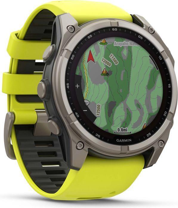 Actual product image Garmin Fenix 8 Solar Sapphire Titanium (51 mm)