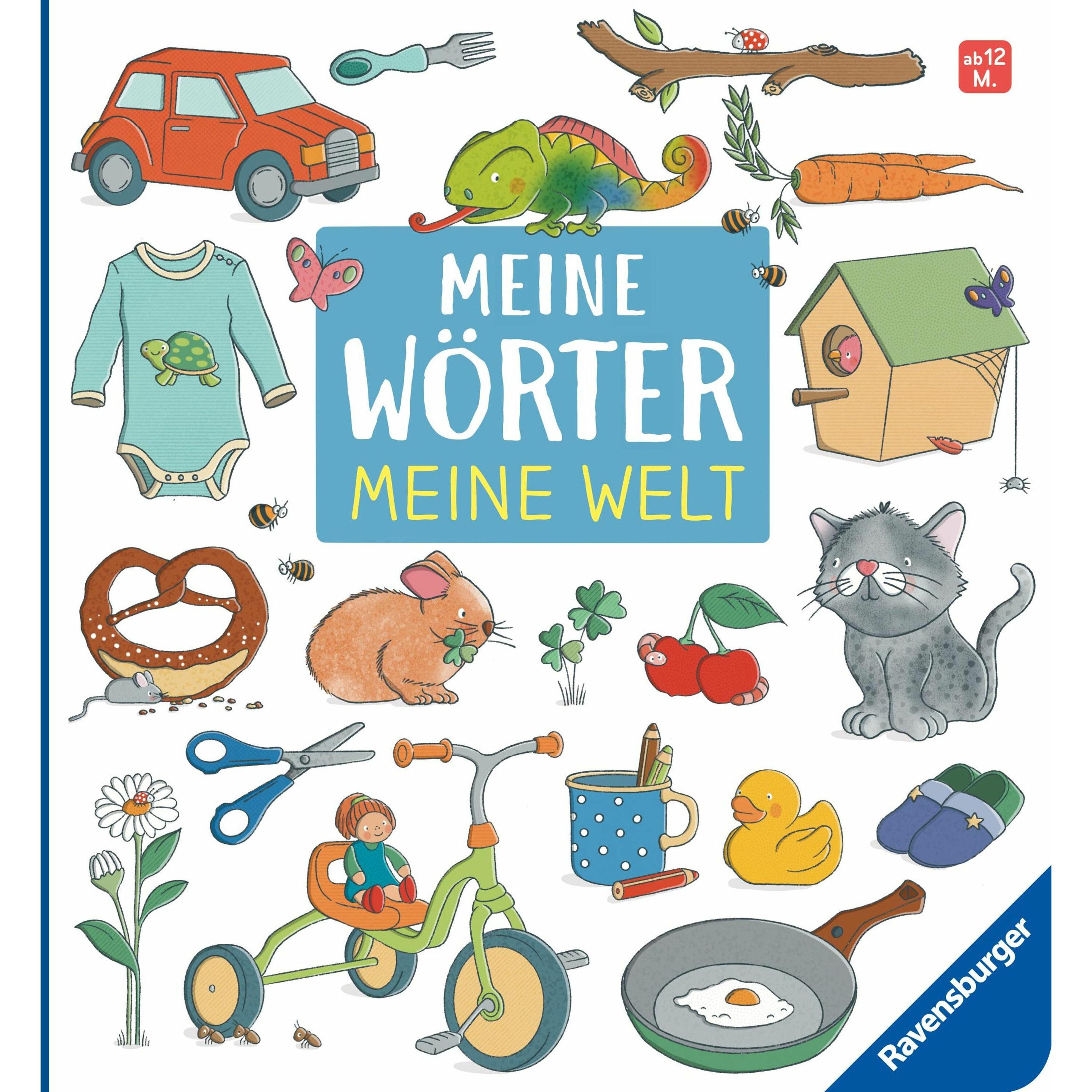 Ravensburger, Libro Bebè, Meine WöRter Meine Welt: Mein Erstes Buntes WöRterbuch (Tedesco)