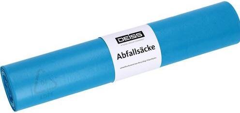 Produktbild Deiss Abfallsäcke LDPE 120L blau (25 x, 120 l)