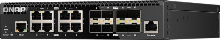 Actual product image QNAP QSW-M3216R-8S8T (16 ports)