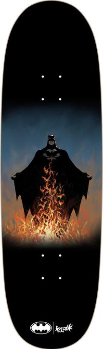 Actual product image Welcome Bat Flames on Popsicle (8.50")