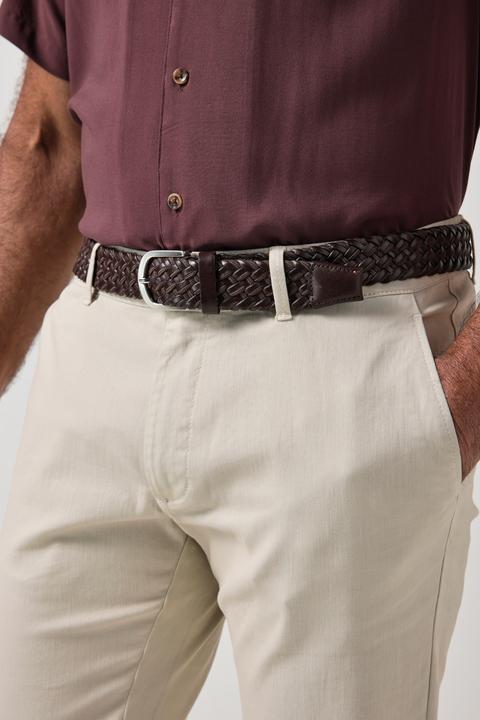 Produktbild JP1880 Flechtgürtel, mit Leder, Stetchkomfort (105)
