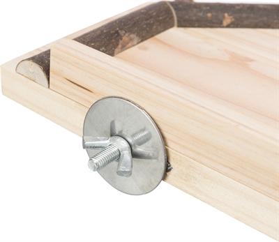 Produktbild Trixie Landing area with perches, wood, 19 × 19 cm