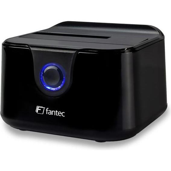 Fantec DS-X1U3-Glanz USB 3.2 Gen 1 Docking Station (USB-B), Docking station + Hub USB, Nero
