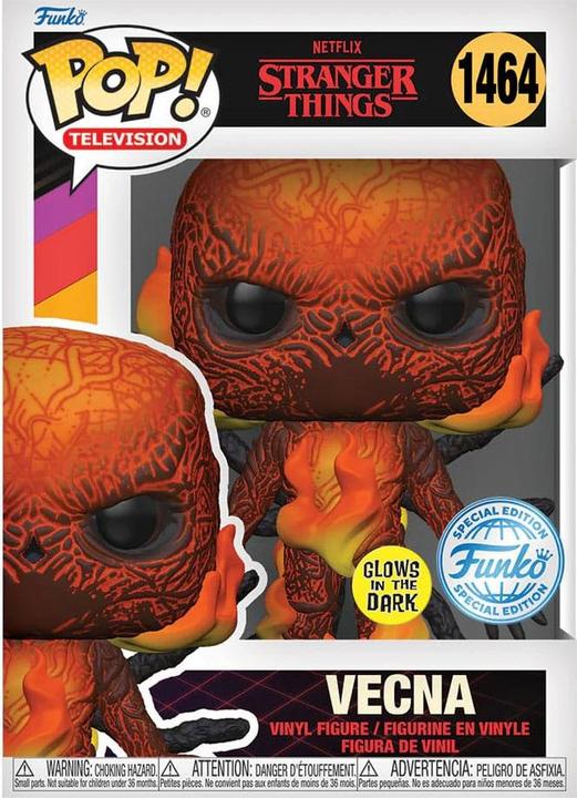 Actual product image Funko POP! Stranger Things Vecna Exclusive Phosphorescente
