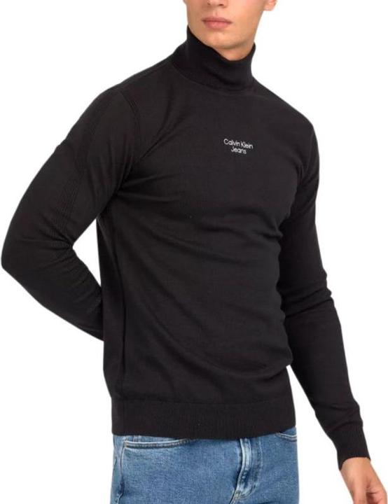 Produktbild Calvin Klein Jeans Stacked Logo Roll Neck Sweater (XS)