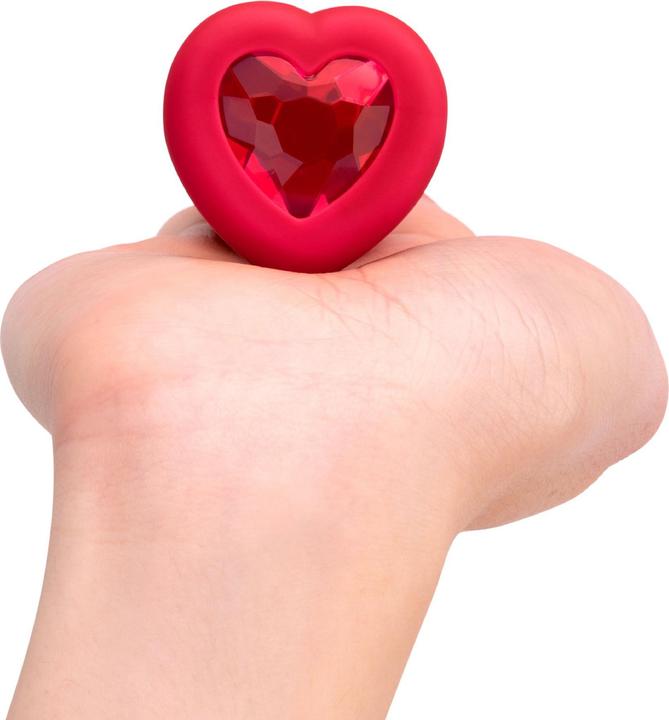 Produktbild Earthly Body B-Vibe - Vibrating Heart Plug M/L Red