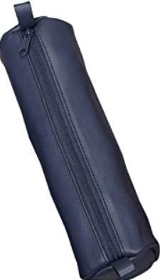Actual product image Alassio Pencil case Material: leather Colour: blue