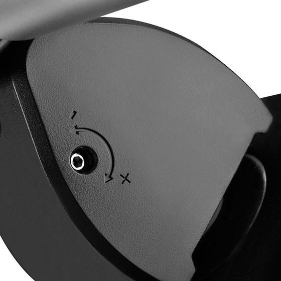 Actual product image Silverstone SST-ARM24BS - Vertical Dual Monitor Arm (Table, 24.02", 8 kg)