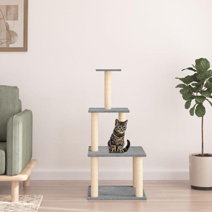 Actual product image vidaXL Kratzbaum (111 cm, Light grey)