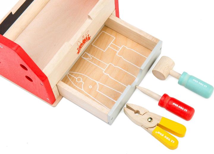 Actual product image Le Toy Van Toolbox with tools