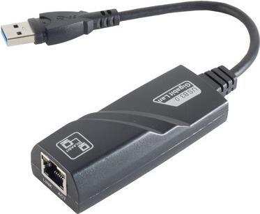 Shiverpeaks Adaptateur USB BASIC-S, connecteur A (USB 3.0, RJ45 (1x))
