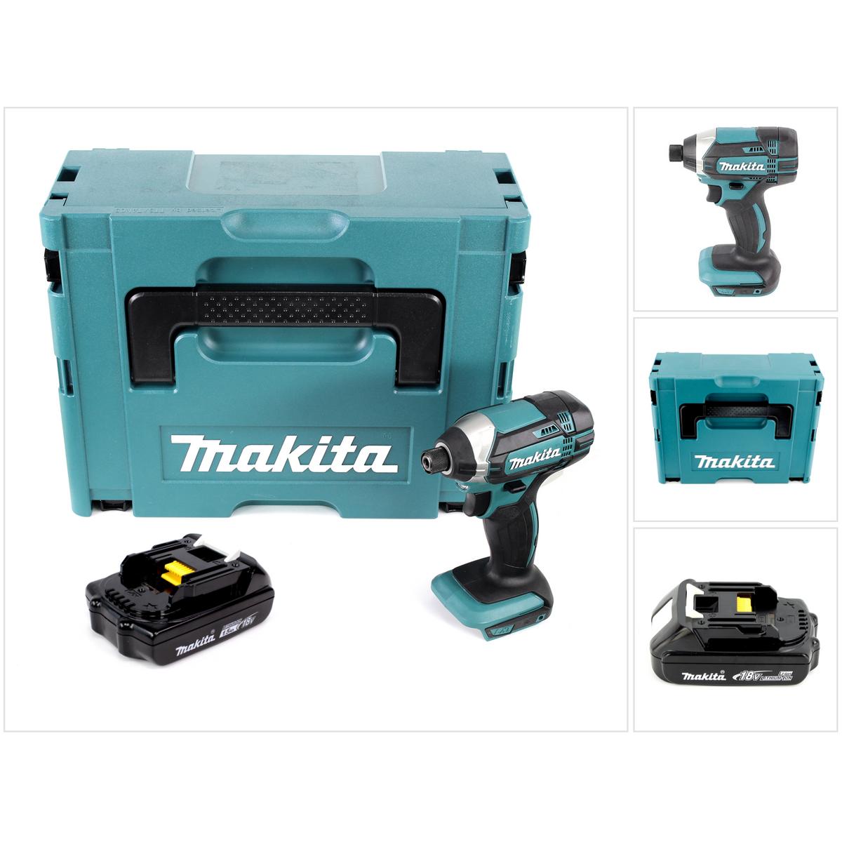 Makita, Trapano + Avvitatore a batteria, Makpac DTD 152 Y1J