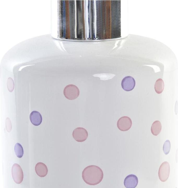 Actual product image DKD Home Decor Badezimmer Set Weiss ABS Dolomite Mit Tupfen 7 x 7 x 17,5 cm (2 Stück)