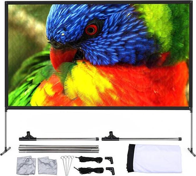 BlitzWolf BW-VS6 80"/100" portable projection screen (80", 16:9)
