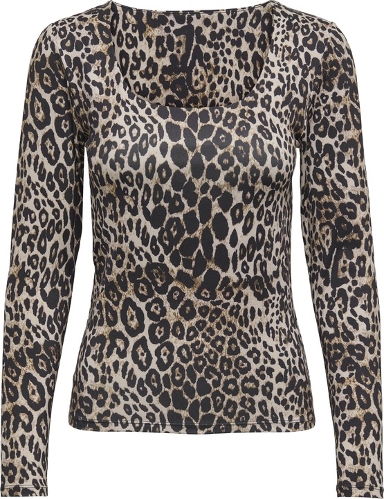 Only Onllone Aop L/S Two Way Top Jrs
