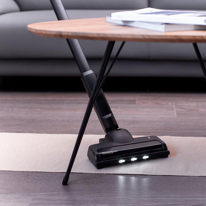 Actual product image BerlingerHaus Design cordless hoover, 220 W BLDC motor, 25.9 V Li-ION battery, black-pink gold