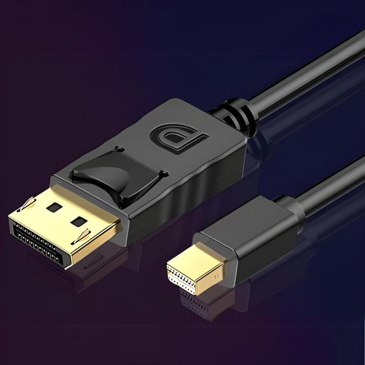Produktbild Hermex 0,5m Adapterkabel mini DisplayPort zu DisplayPort Adapter mDP zu DP (0.50 m, DisplayPort, 1.2)