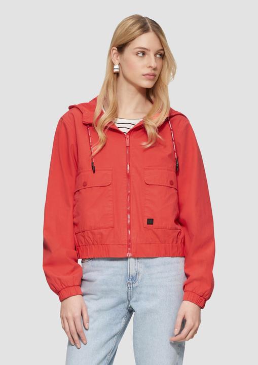 Produktbild S.Oliver Outdoor-Jacke Blouson aus Baumwolle mit Kapuze (XL)