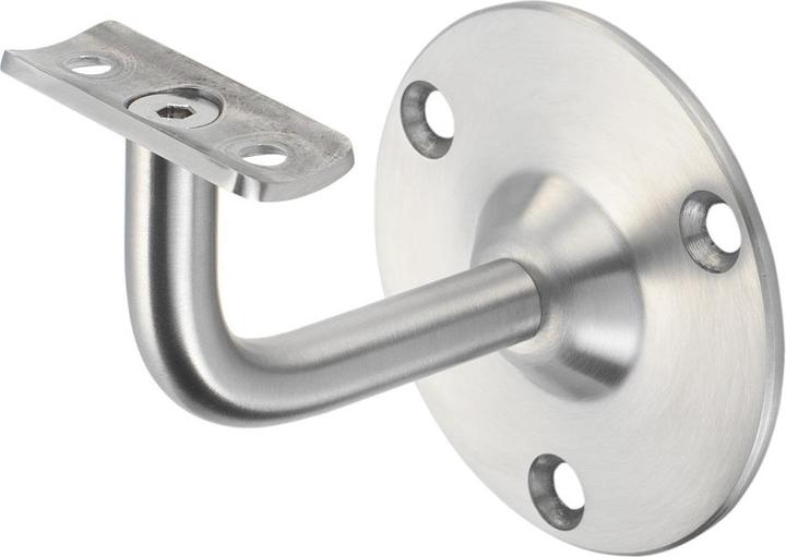 Actual product image Magni KWS 4574 Handrail support 80mmRos. f.75 mm wall distance (Aluminium)