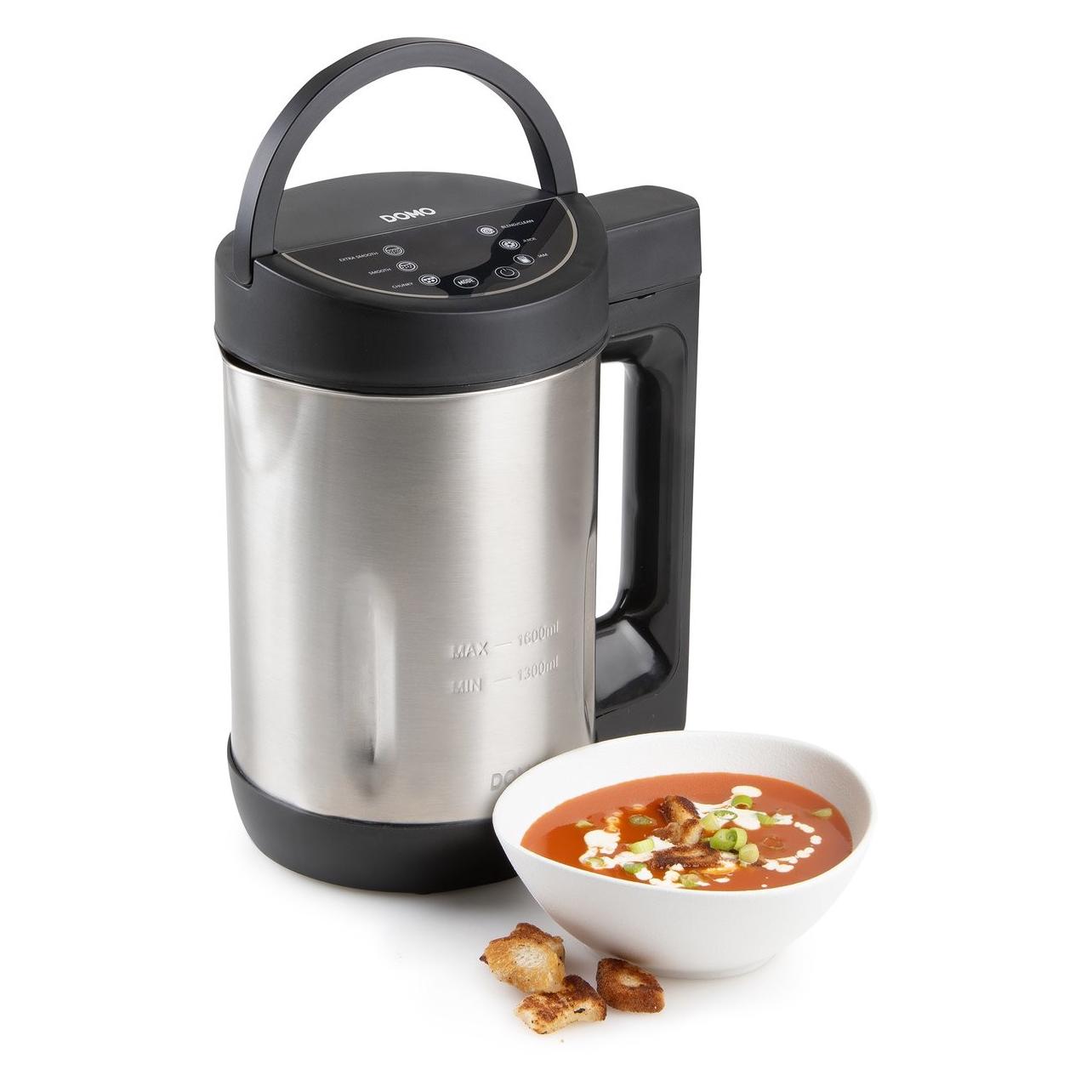 Domo Macchina Per Zuppe, Blender, Zwart, Zilver