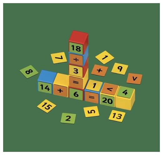 Image du produit Geomag Cubes magnétiques Magicube Math 55 cubes