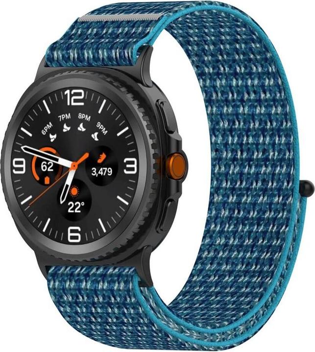 Produktbild Cover-Discount Samsung Galaxy Watch 8 - Nylon Stoff Band flexibel mit Klett (Nylon)