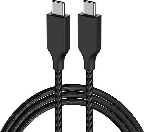 Productafbeelding Genius ACC-C2CC-3A USB-C naar USB-C 3A PD60W Oplaadkabel & Data 1,5m Zwart (1.50 m, USB 2.0, 60 W)