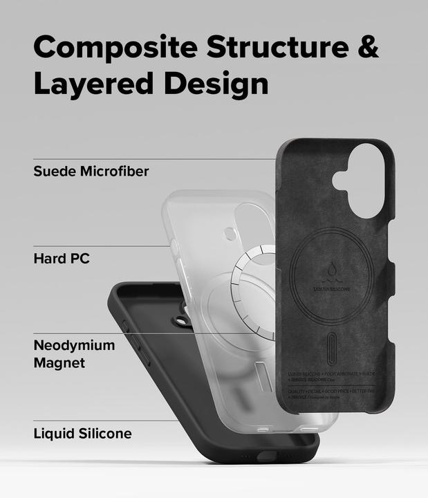 Produktbild Ringke Silikon Magnetische MagSafe Hülle für iPhone 17 - Lila (Apple iPhone 17)