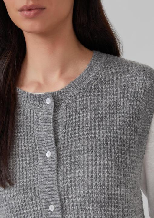 Produktbild s.Oliver Strickjacke Strickweste aus Alpakamix (42)