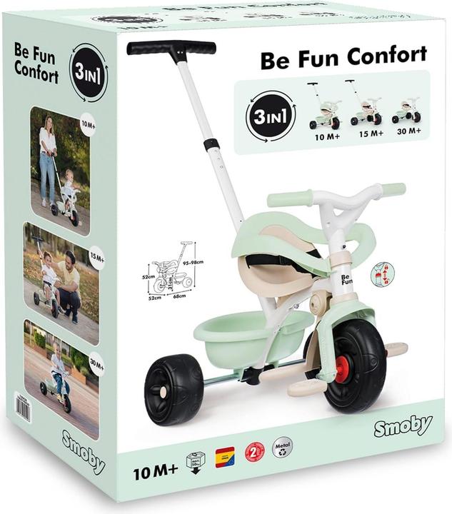 Produktbild Smoby Be Fun Comfort Tricycle