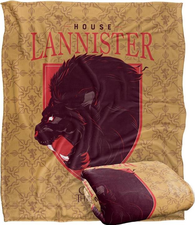 Game of Thrones Decke House Lannister (152 x 127 cm)