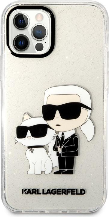 Actual product image Karl Lagerfeld iPhone 12/12 Pro IML Glitter Karl and Choupette NFT Case (Apple iPhone 12, Apple iPhone 12 Pro)