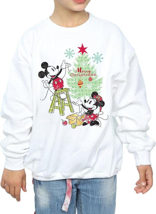 Produktbild Disney Mickey And Minnie Christmas Tree Sweatshirt Mädchen (116)