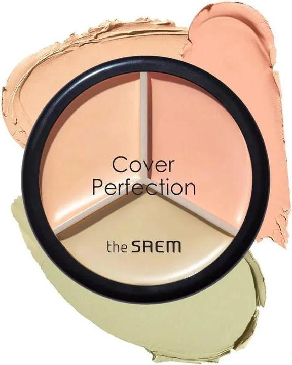 Actual product image The Saem Cover Perfection (03 Correct Up Beige)