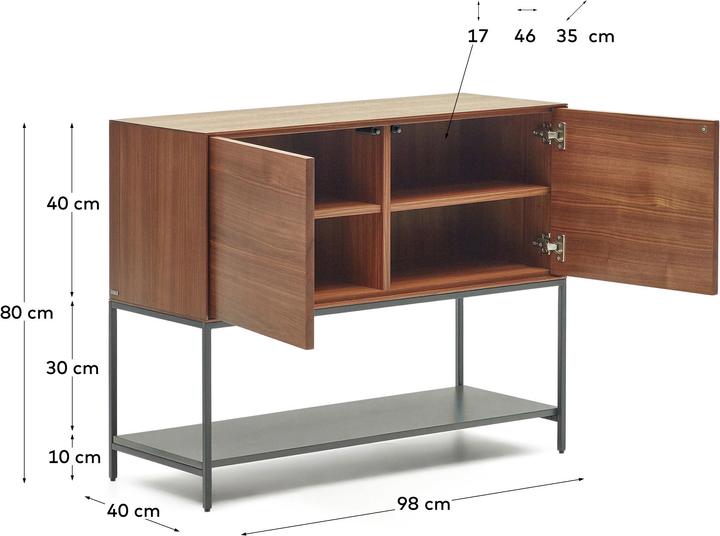 Produktbild Kave Home Vedrana (40 x 97.5 x 80 cm)