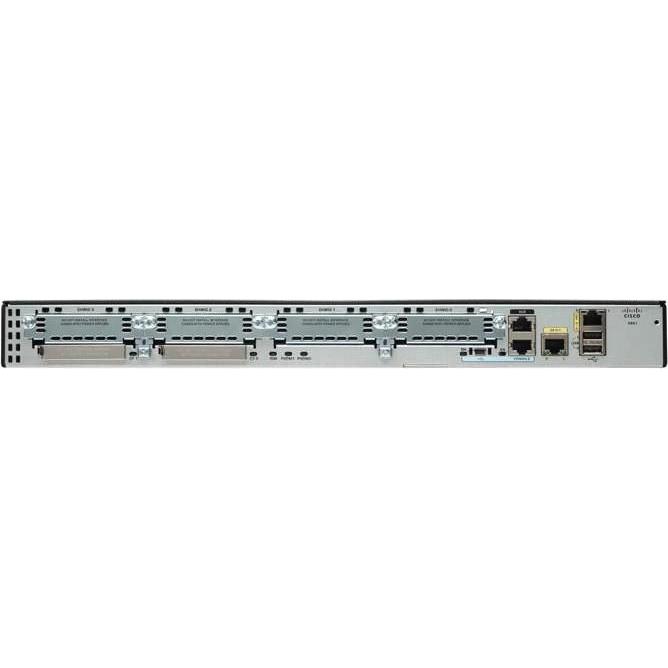 Cisco 2901 VOICE BUNDLE, Router, Schwarz, Silber