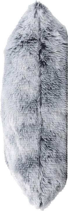 Produktbild Douceur D'intérieur Flauschiges Dekokissen 45x45 cm - Traumhaft weicher Kissenbezug in Fell-Optik, Graues Kunstfell (45 x 45 cm)