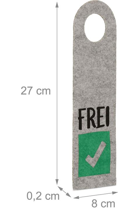 Image du produit Relaxdays 10x plaque de porte