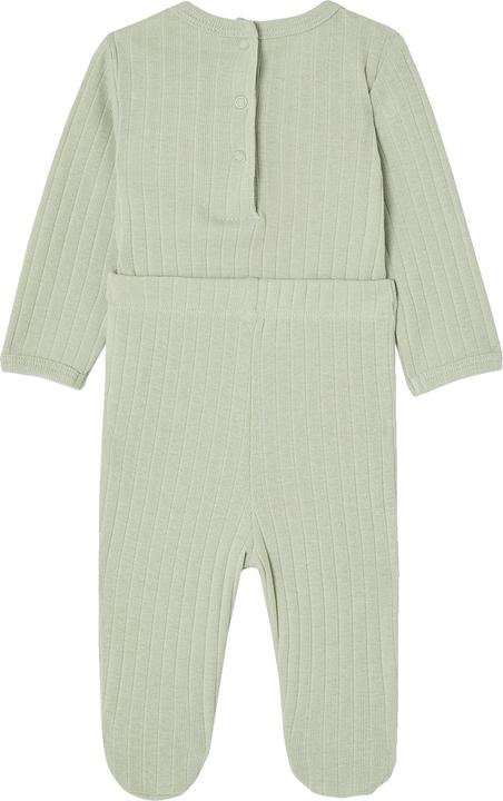 Produktbild Vertbaudet Bio-Kollektion: Baby-Set aus Langarmbody, Leggings & Halstuch (74)