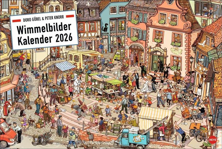 Immagine prodotto Göbel & Knorr Wimmelbilder Edition Kalender 2026 (58 x 39 cm)